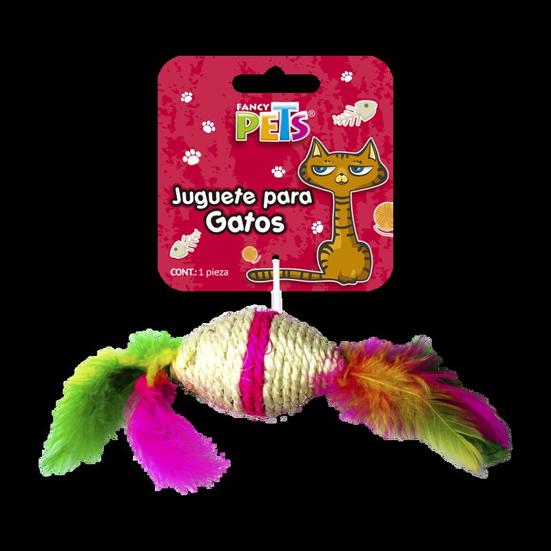 Fancy Pets Juguete Caramelo Con Plumas Para Gat... image number null