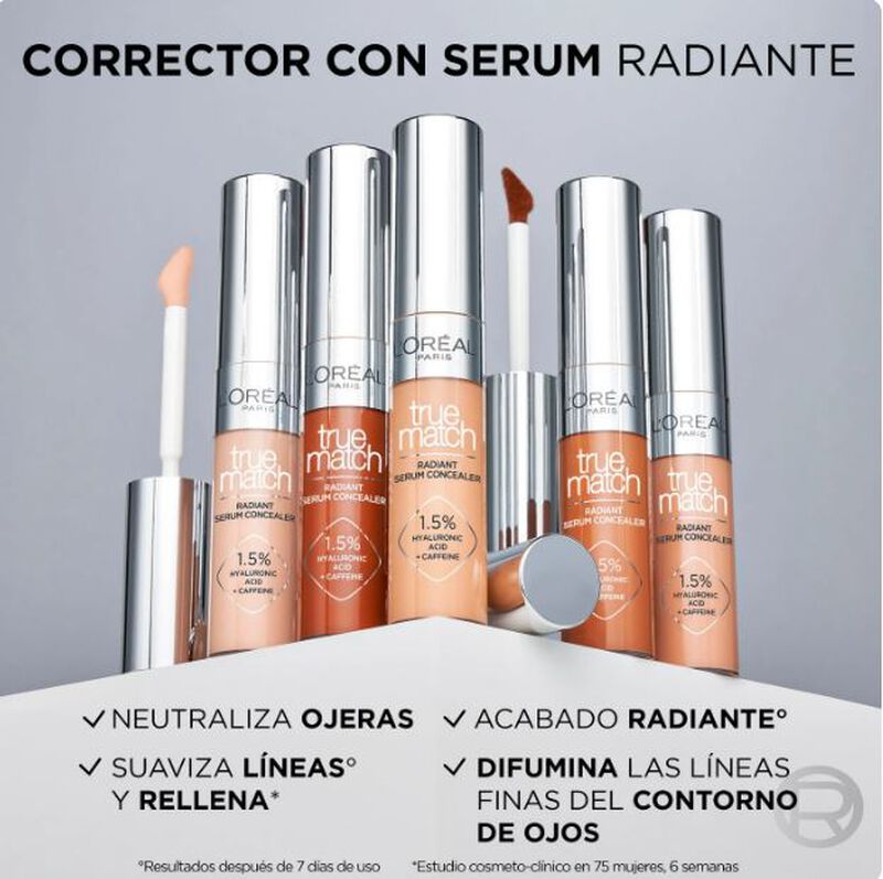 Corrector True Match Loreal 1.5% Acido Hialuron... image number null