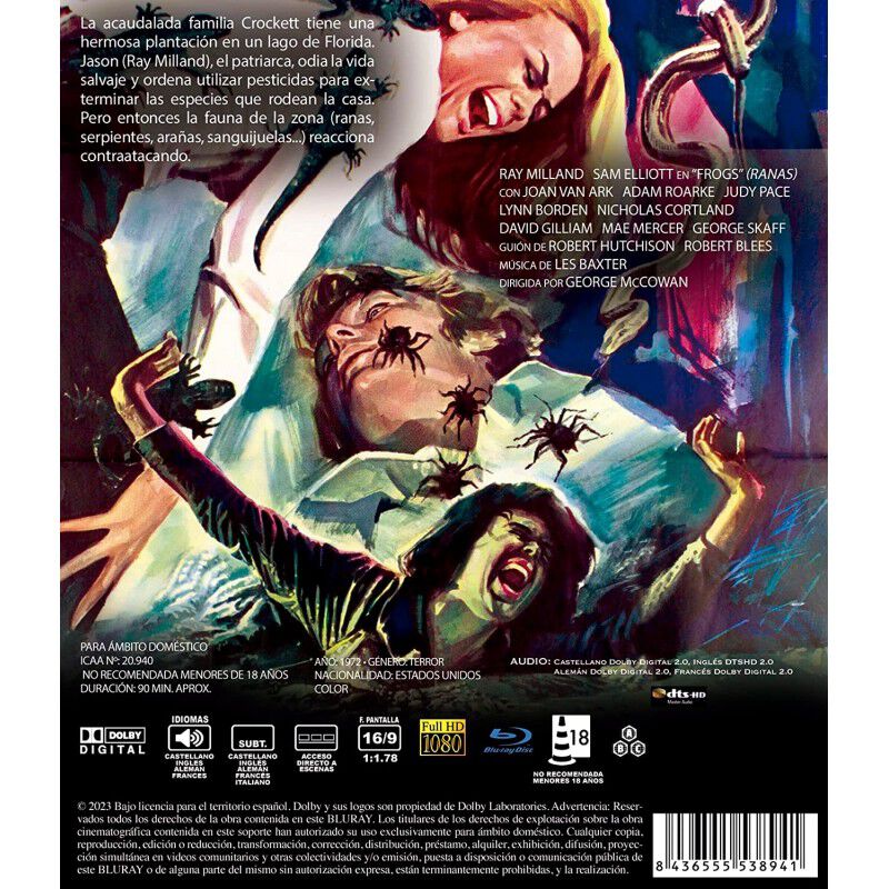 Ranas (frogs) [blu-ray] (1972) image number null