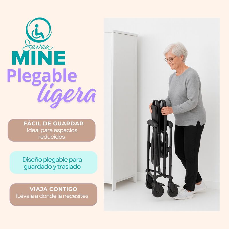 Silla C&oacute;modo para Ba&ntilde;o Deluxe con Ruedas | Sopo... image number null