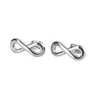 Aretes Mujer Infinito Acero Inoxidable, Regalo Mujer Luckyly