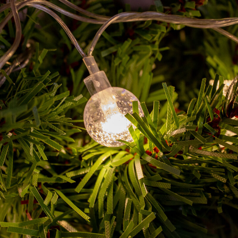 Luces LED 50 Figuras Navide&ntilde;as Luz Calida Cable... image number null