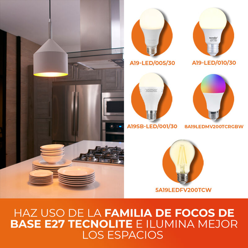 L&aacute;mpara Colgante Lamina De Acero Satinado 20w 1... image number null