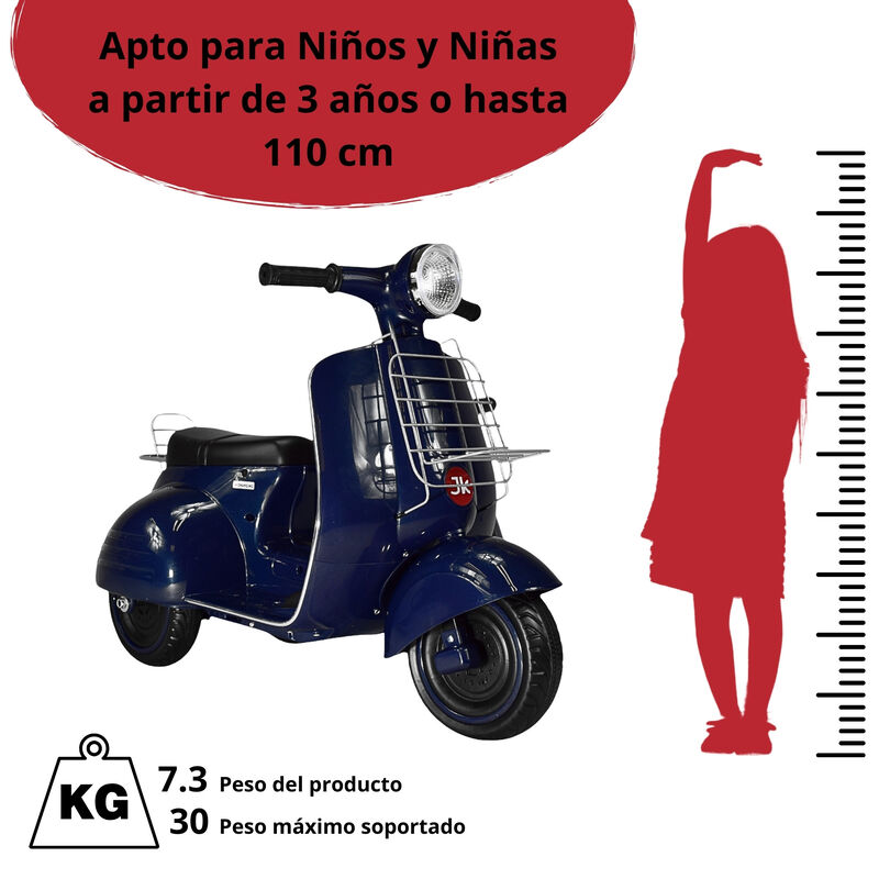 Motocicleta Montable Electrica Doble Asiento So... image number null