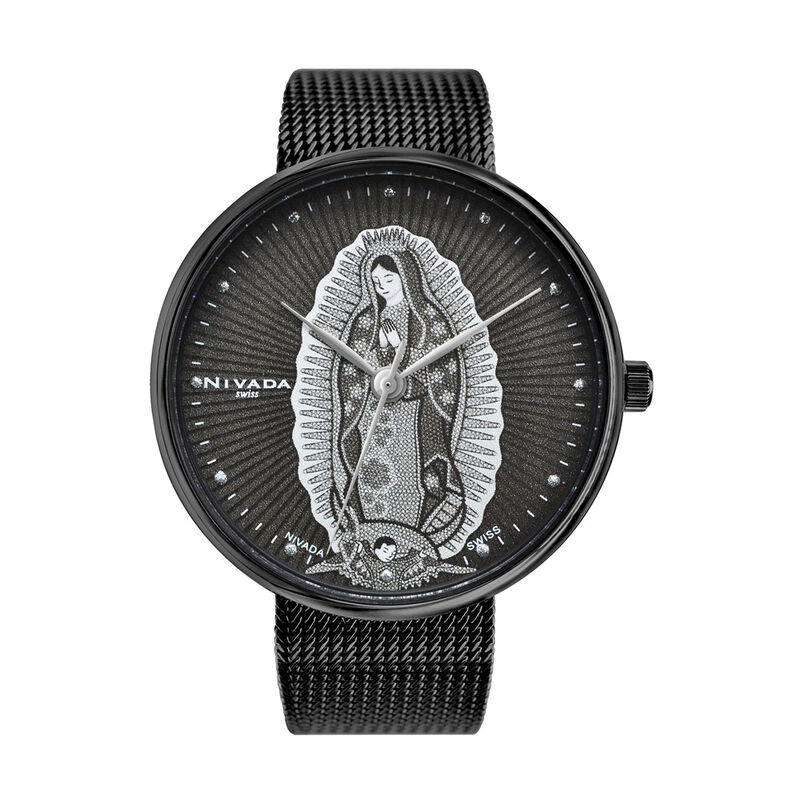 Reloj Nivada Cab Virgen Mes Pvd Negro/Ac Negro image number null