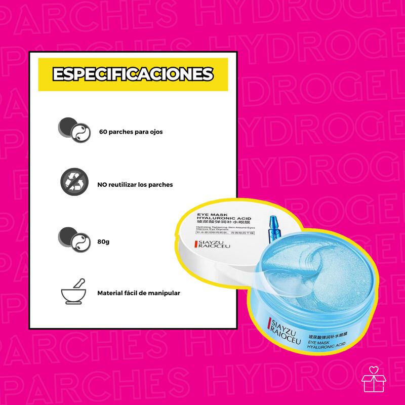 Parches Hydrogel Contorno Ojos Ácido Hialurónic... image number null