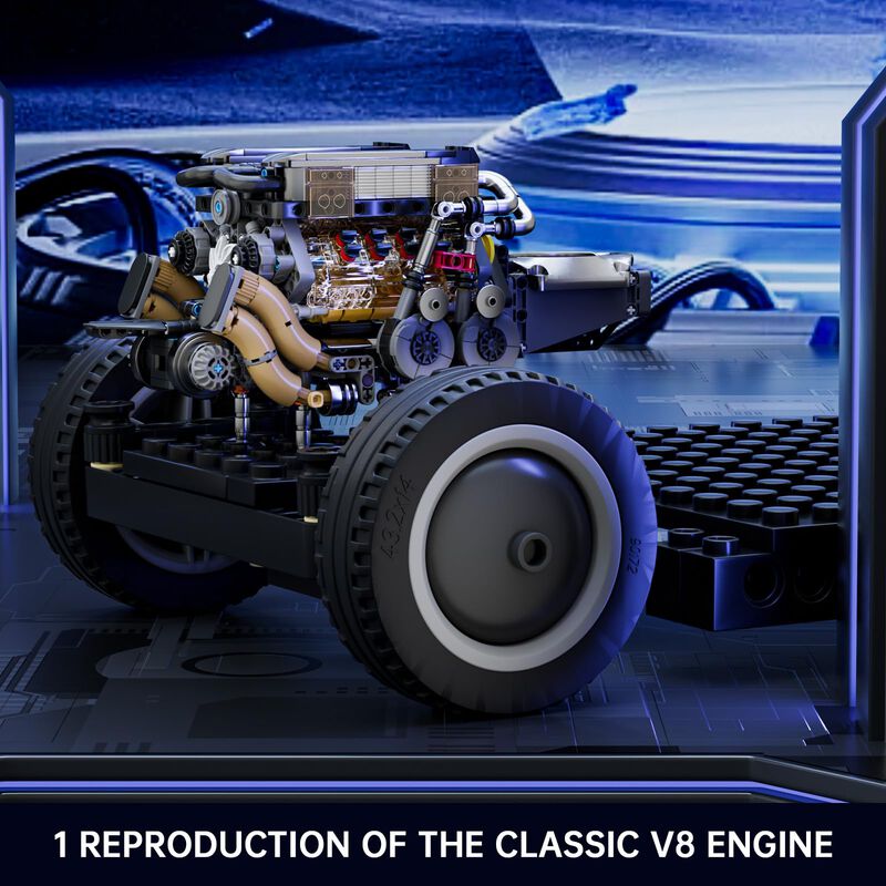 Kit De Motor Mould King W16 Twin V8 Visible, Mo... image number null