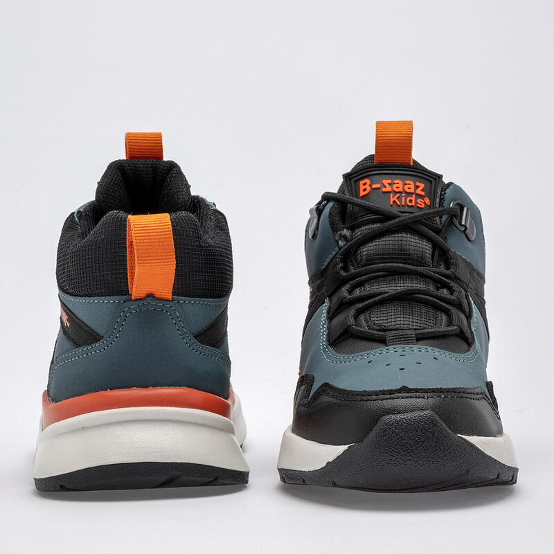 B-Zaaz Tenis urbano para ni&ntilde;o. Azul negro, aguj... image number null