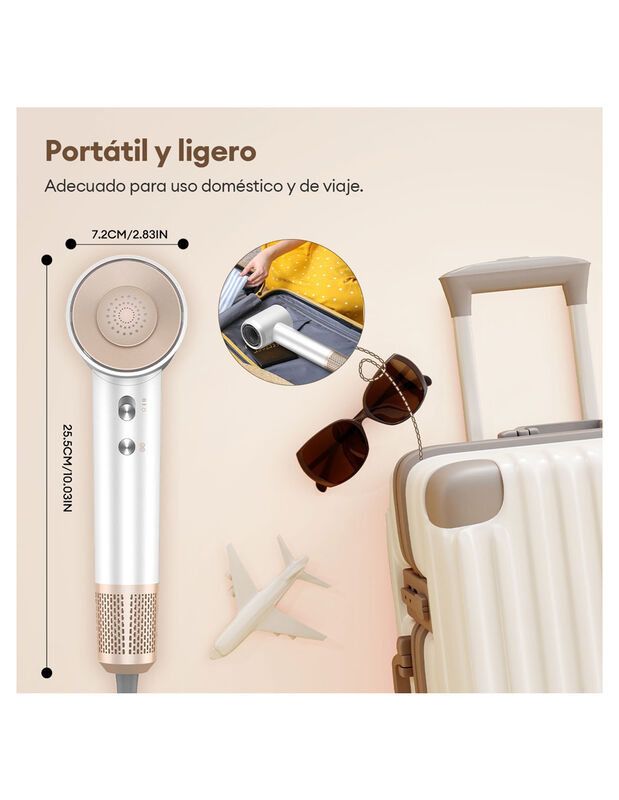 Secadora De Cabello Pink Brule image number null