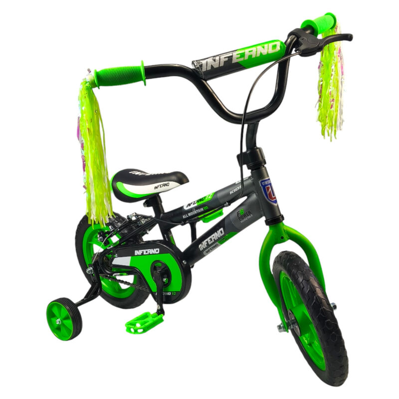Bicicleta Infantil Rodada 12 Con Ruedas De Apoy... image number null
