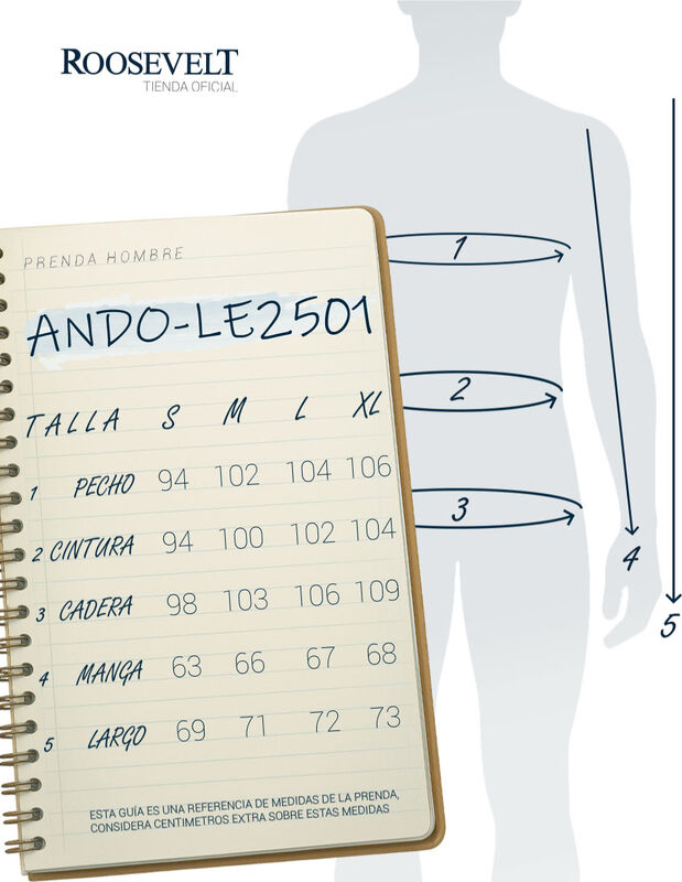 Saco Calidad Premium Caballero Abotonado Cuello... image number null