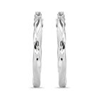 Arracadas Oro Blanco 10k 14 mm | Bizzarro