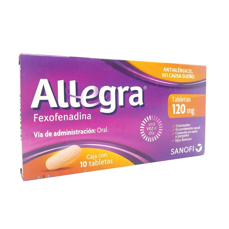 Allegra 120 Mg 10 Comprimido(s) image number null