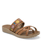 Mora Tierra Sandalia para mujer camel multicolor