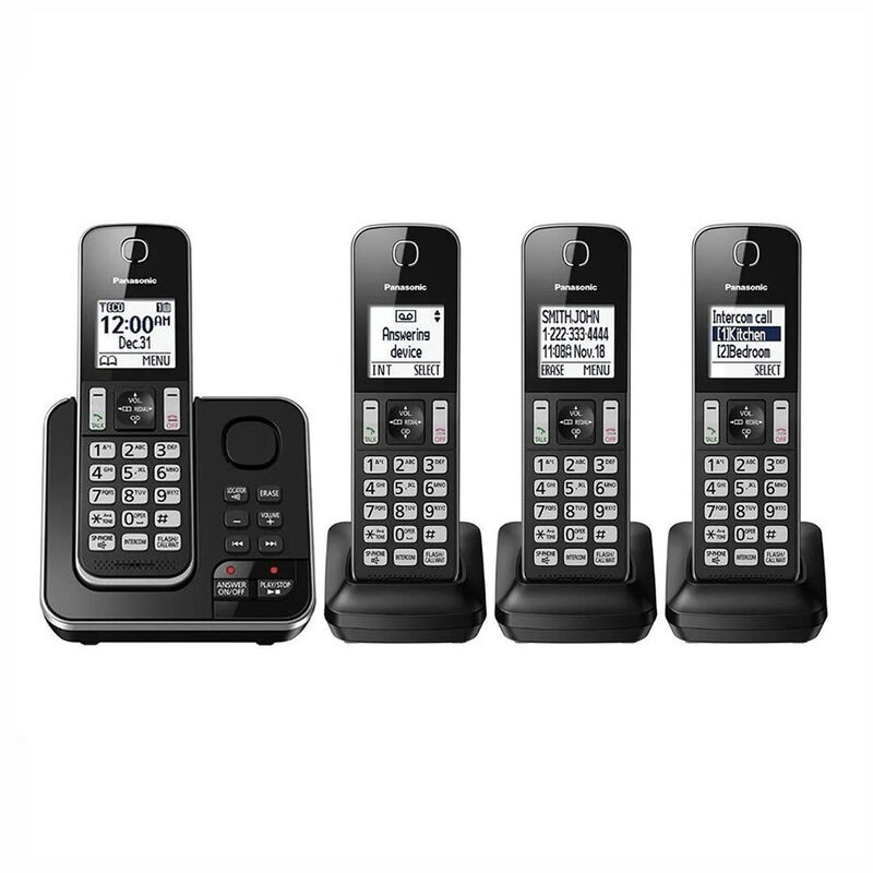 Tel&eacute;fono Inal&aacute;mbrico Panasonic Cuatro Ext KX-TG... image number null