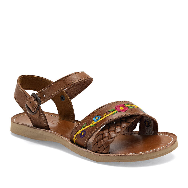 Mora Tierra Sandalia para mujer camel image number null