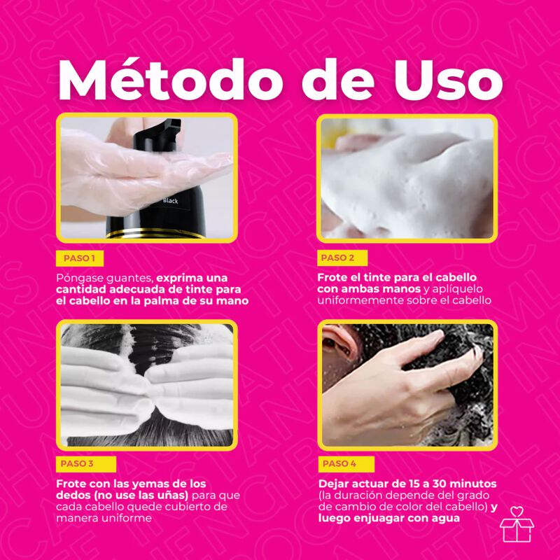 Pack 2 Shampoo Tinte Cubre Canas Jengibre 500ml... image number null