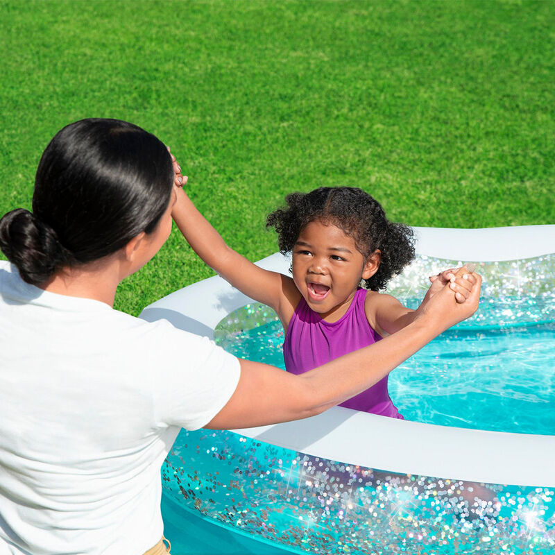 Alberca Inflable Curva 1.50X1.27X.43cm Color Tu... image number null