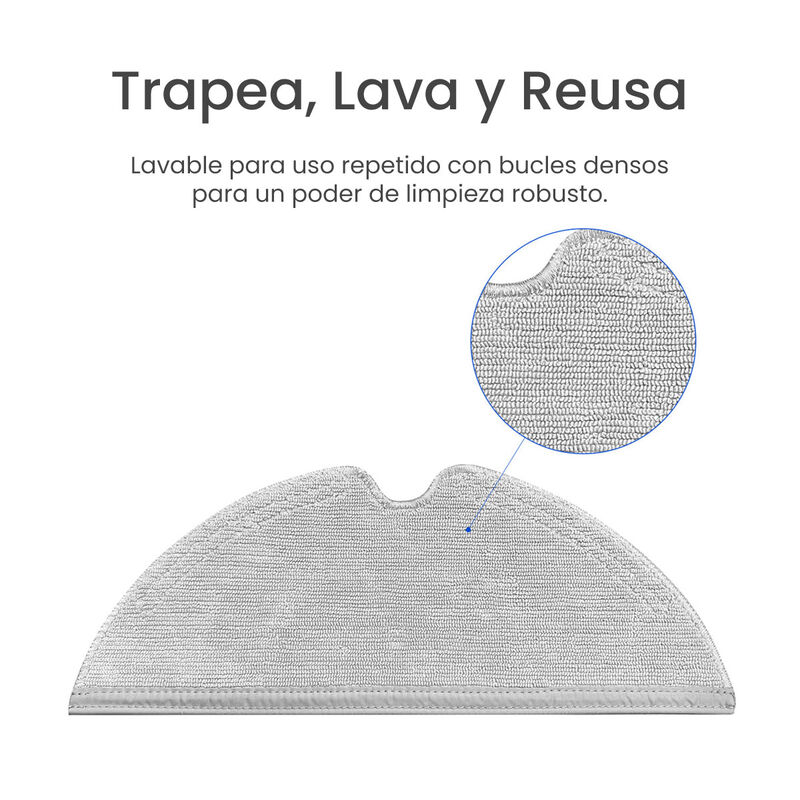 Mopas De Repuesto Dreame Para Aspiradora D9 Max... image number null