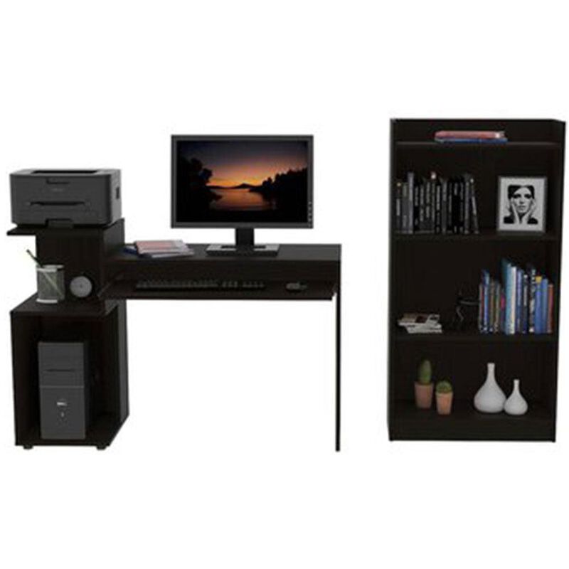 Combo Para Oficina Izan, Wengue, Incluye librer... image number null