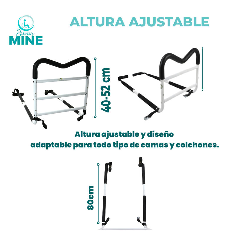 Barandal para Cama Adulto Mayor (Forma M, Blanc... image number null