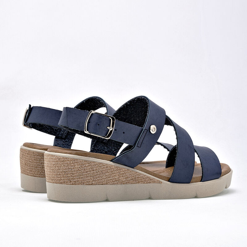 Moramora Sandalia para mujer marino image number null