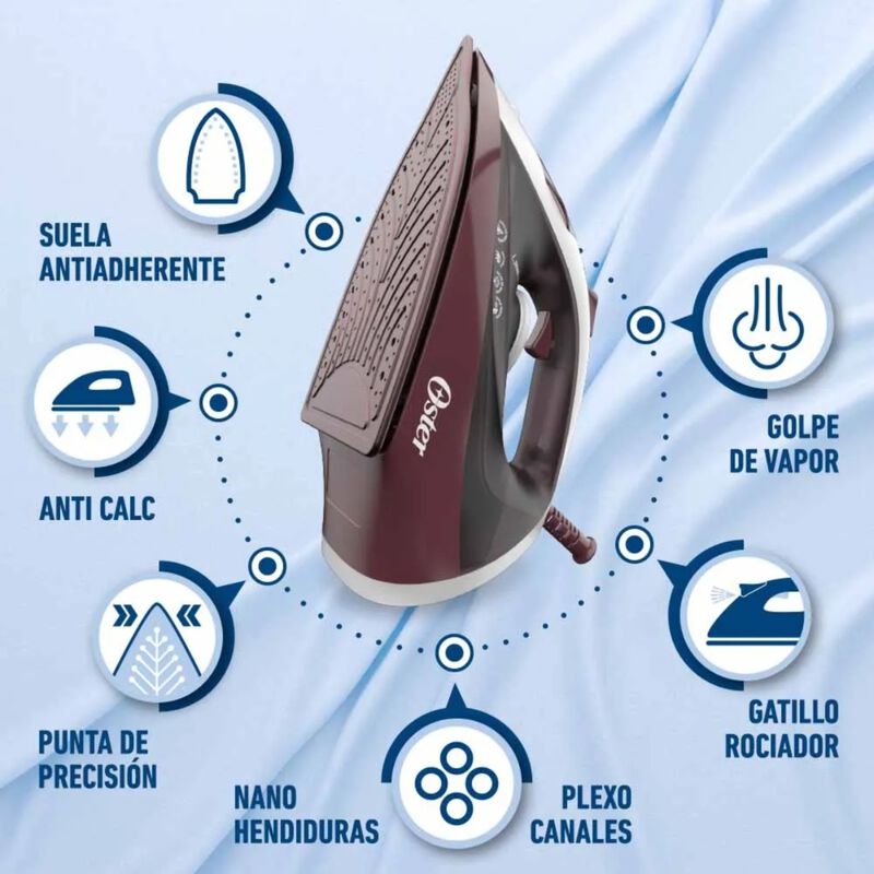 Plancha de Vapor Oster GCSTBS6002013 (2115015) ... image number null