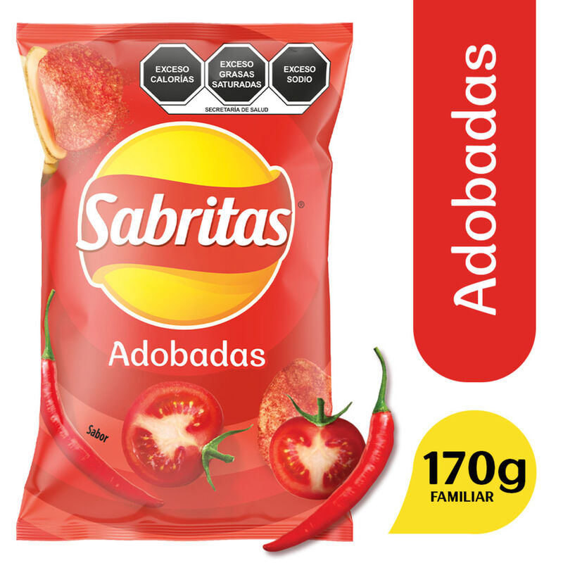 PAPAS ADOBADAS SABRITAS 170 GR image number null