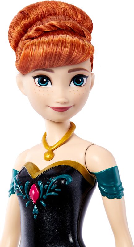 Mu&ntilde;eca Cantante Anna De Frozen De Mattel Con At... image number null
