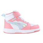 Tenis Puma Rebound V6 Mid Space Belle Inf Para Ni&ntilde;as Peque&ntilde;as