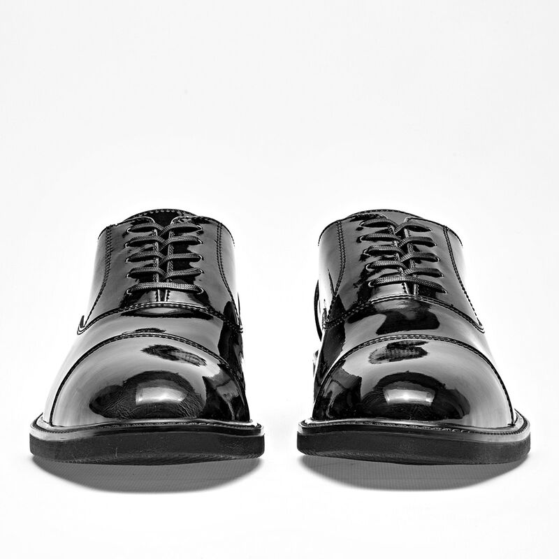 Mariscal zapato vestir para hombre negro charol... image number null