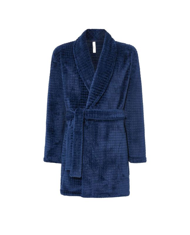 Bata Corta de Cuadros Marino Marino image number null