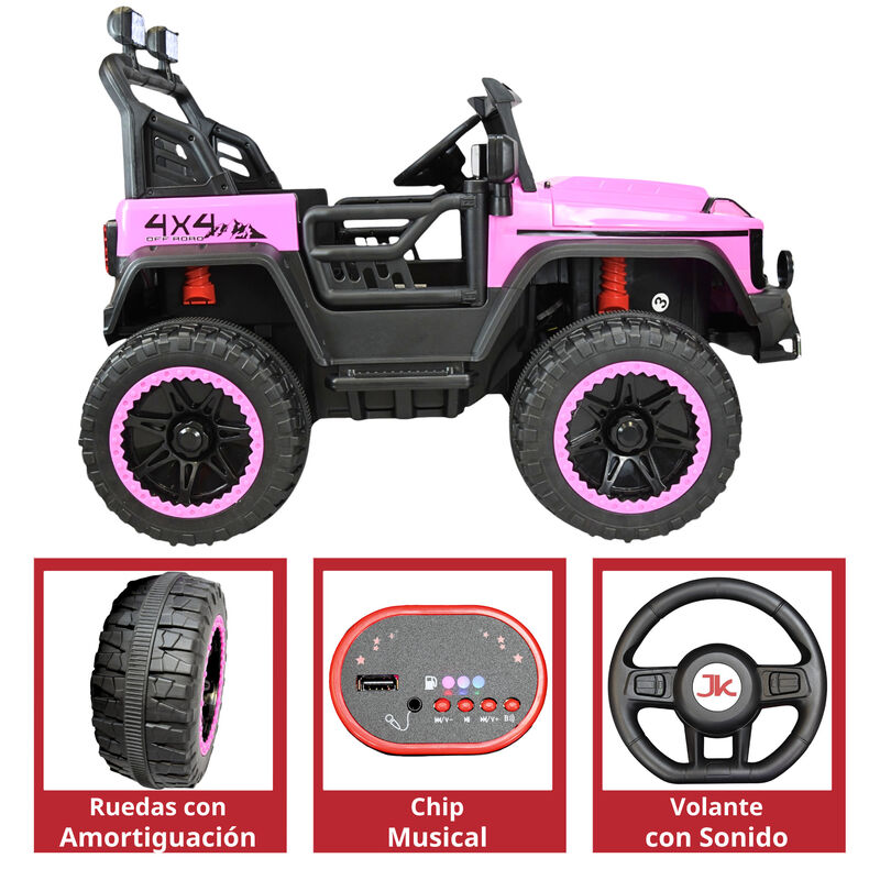 Montable Eléctrico Camioneta 4x4 para Niños Con... image number null