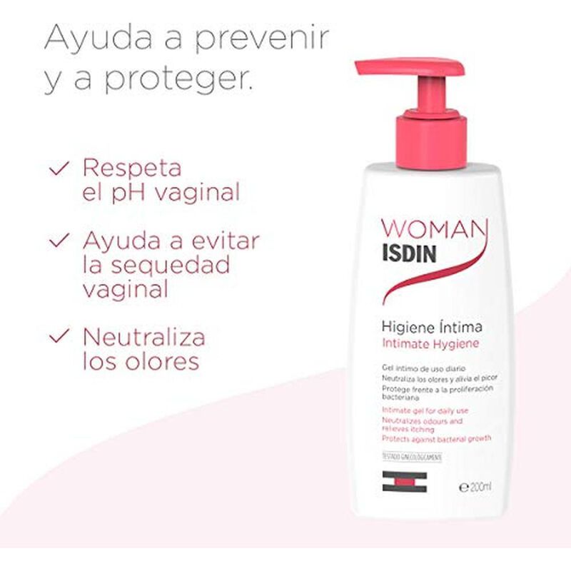 Isdin Woman Higiene Intima, Gel De Ba&ntilde;o Higiene... image number null