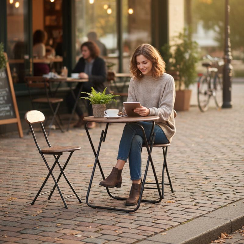 Desayunador Caf&eacute; Moderno P/2personas Plegable B... image number null