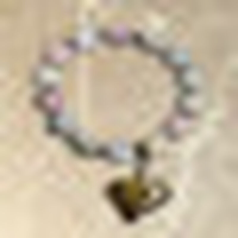 Pulsera colores pastel &Aacute;gatas con dije Coraz&oacute;n ... image number null