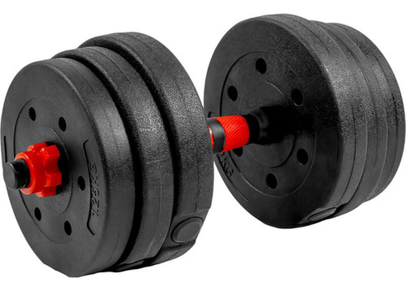 Mancuernas Ajustables 20kg 12 Pesas Barra Recta... image number null