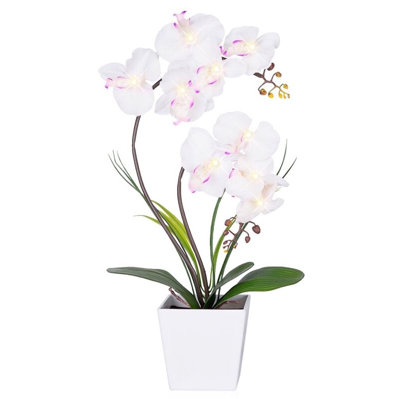 L&aacute;mpara Con Forma De Orqu&iacute;dea Homeseasons Homes... image number null