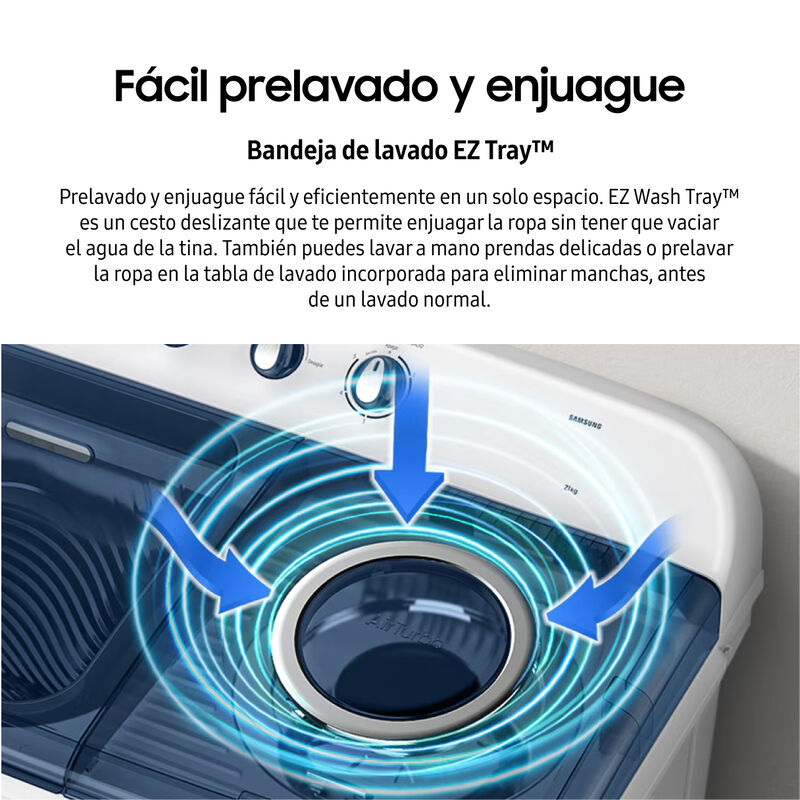 Lavadora Samsung 21Kg Doble Tina Gran Capacidad... image number null