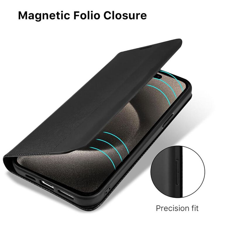 Funda MYBAT Cartera para iPhone 15 PRO MAX Negr... image number null