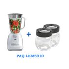 Licuadora Koblenz Gourmet Lkm-5910 Vb + 2 Mini Vasos De Vidrio Pure & Salsa 300Ml End