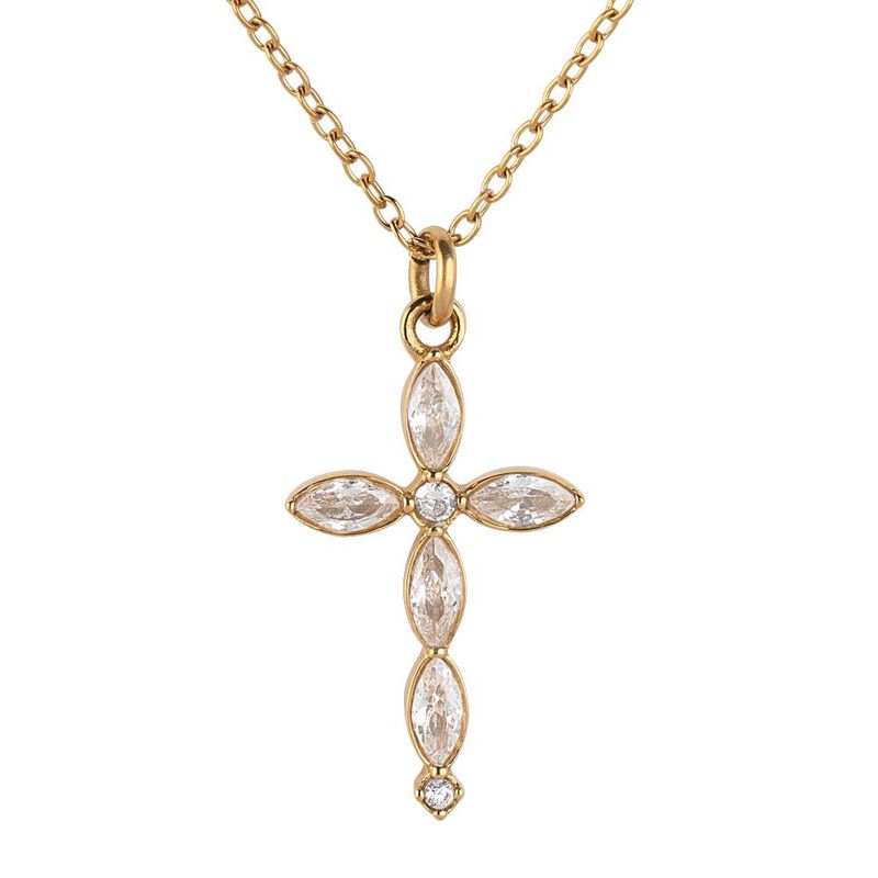 Collar Nari Luckyly Collares Para Mujer De Cruz... image number null