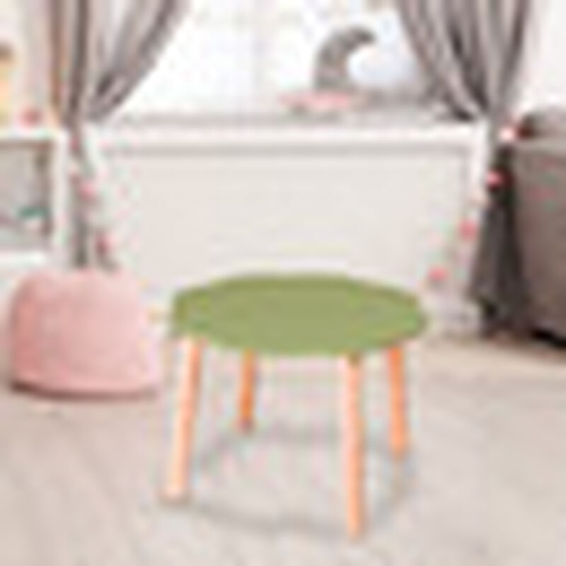 Mesa de Madera Con Forma de Nube-Verde image number null