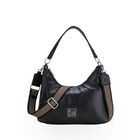 Bolsa Hobo Mediano Con Tassel Color Negro