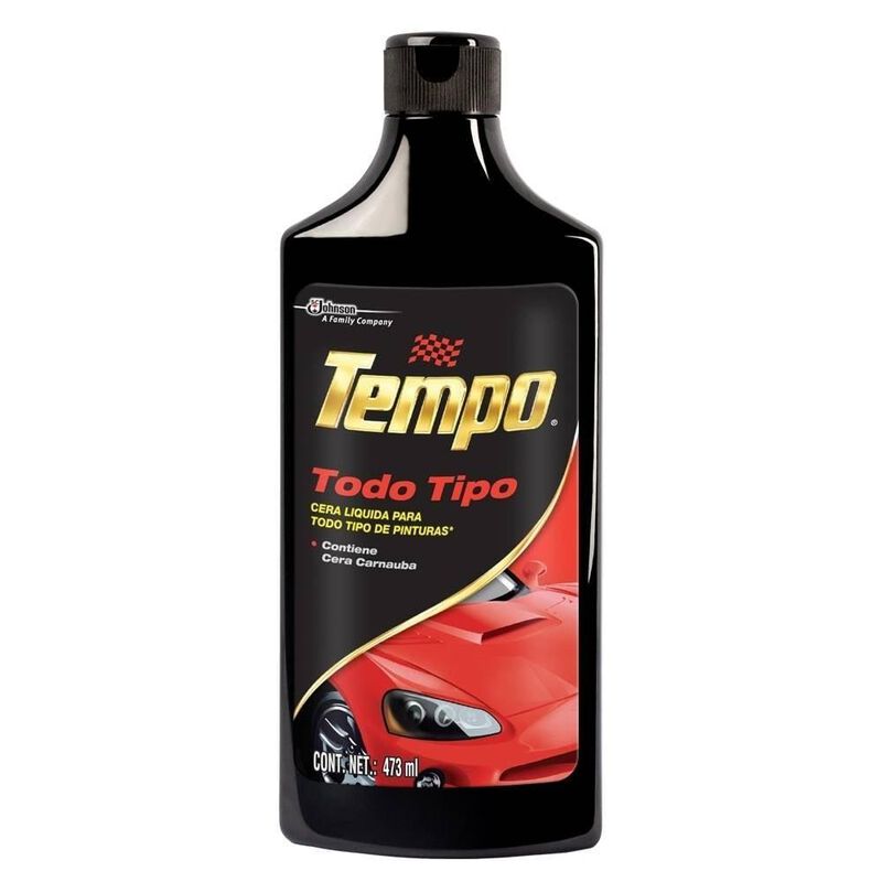 6 Cera Coche Liquida Tempo Todo Tipo Pinturas 4... image number null