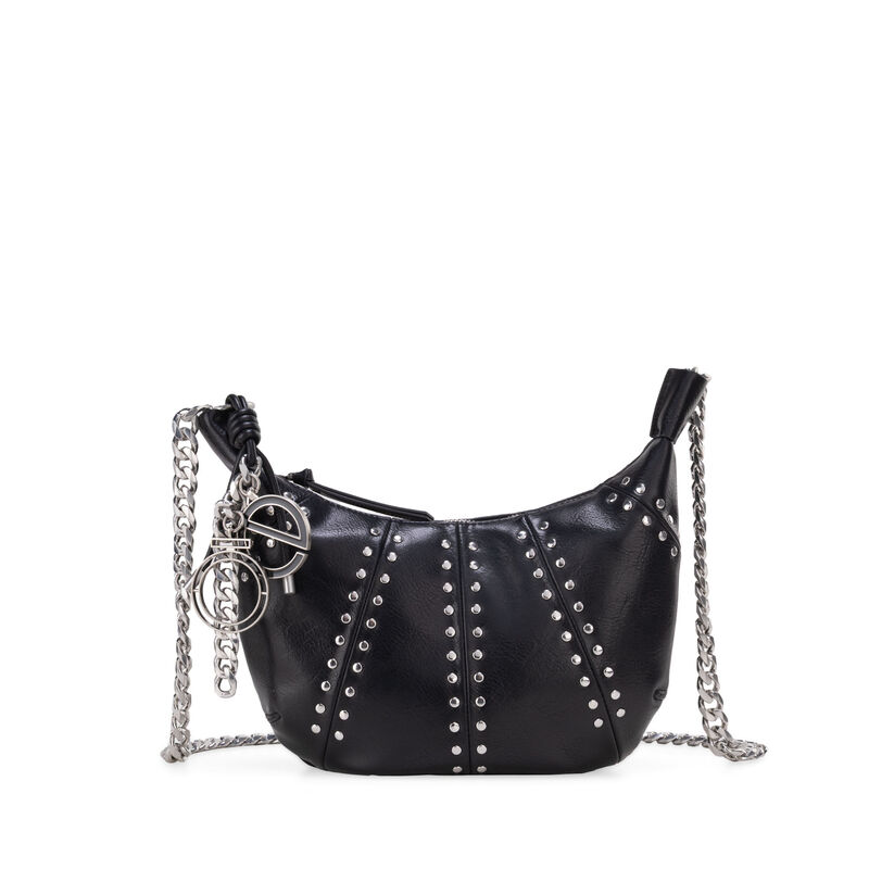 Bolsa Crossbody Grande Con Estoperoles Color Ne... image number null