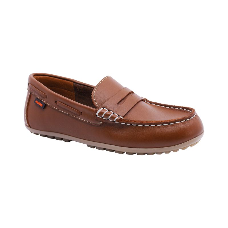 Audaz Zapato Casual De Piel Para Ni&ntilde;o Camel Cod... image number null