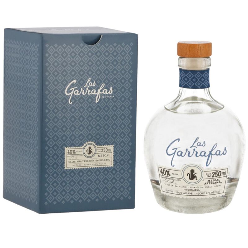 Mezcal Las Garrafas Mono Azul Joven - 250ml image number null
