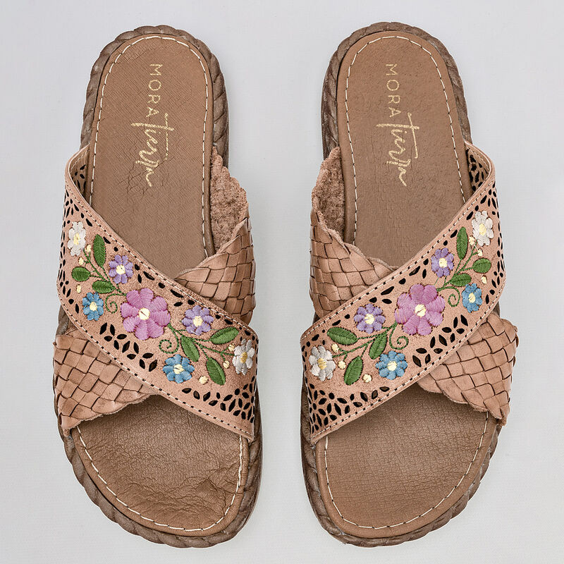Mora Tierra Sandalia para mujer beige multicolo... image number null