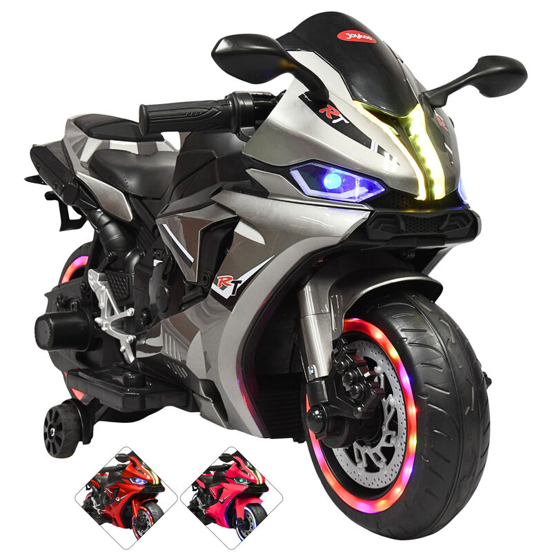 Moto Montable El&eacute;ctrica para Ni&ntilde;os Luces Led So... image number null